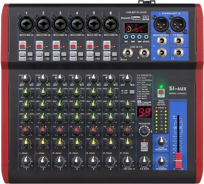 מערכת קריוקי עוצמתית 1600W לכל רמקול 15"; ממותג-AUDIO CENTER