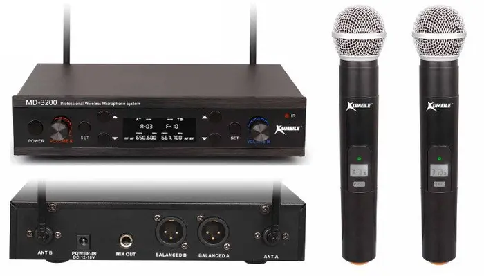 מערכת קריוקי עוצמתית 1600W לכל רמקול 15"; ממותג-AUDIO CENTER