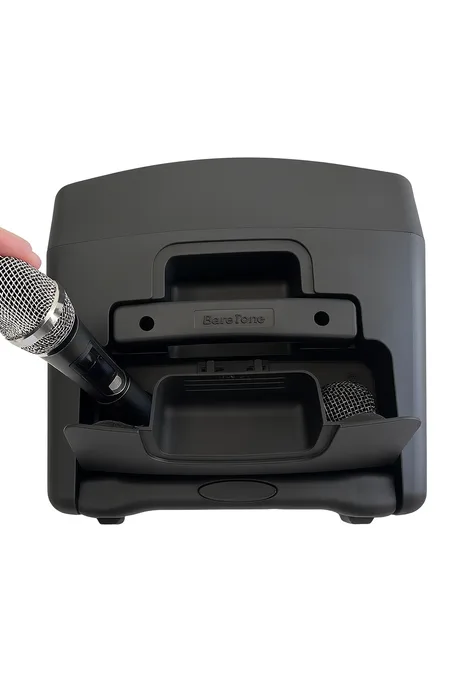 בידורית 12";+1 400W מיק אלחוטי*2 +BT ידית טרולי MAX12HB