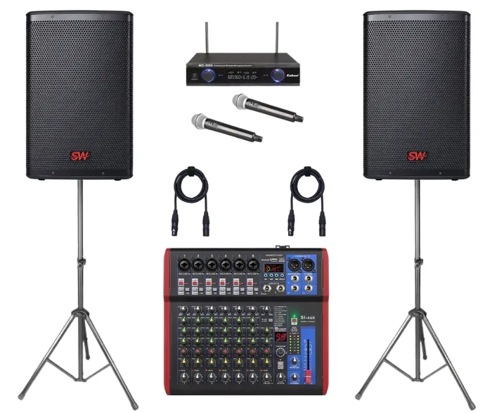 מערכת הגברה ממותג SW עד 200 איש