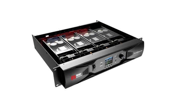 מגבר כוח מקצועי UTA902DSP עם DSP מובנה ממותג:AUDIO CENTER