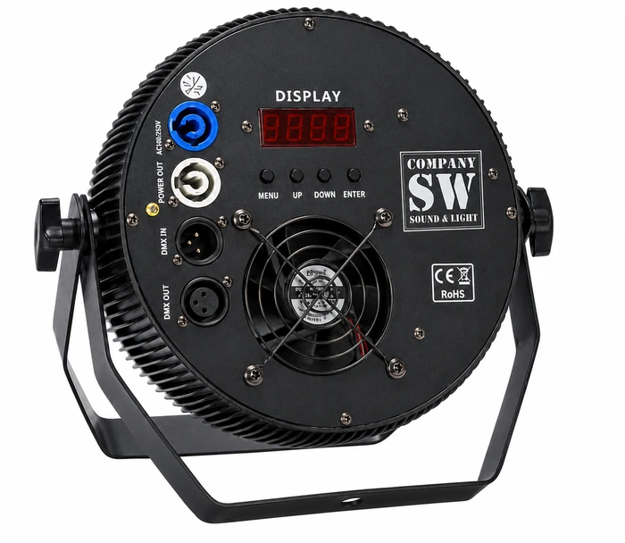 SLIM PAR18*15W 6IN1 RGBWAU פנס שטיפה-ממתכת