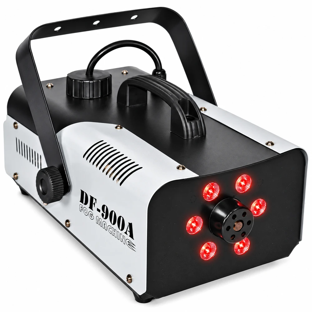 מכונת עשן מקצועית 900W עם 6×3W LED מבית:SW