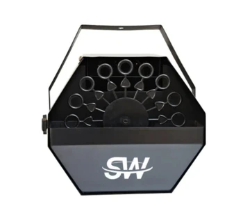 מכונת בועות סבון קטנה 60W כולל שלט אלחוטי-גוף מתכת